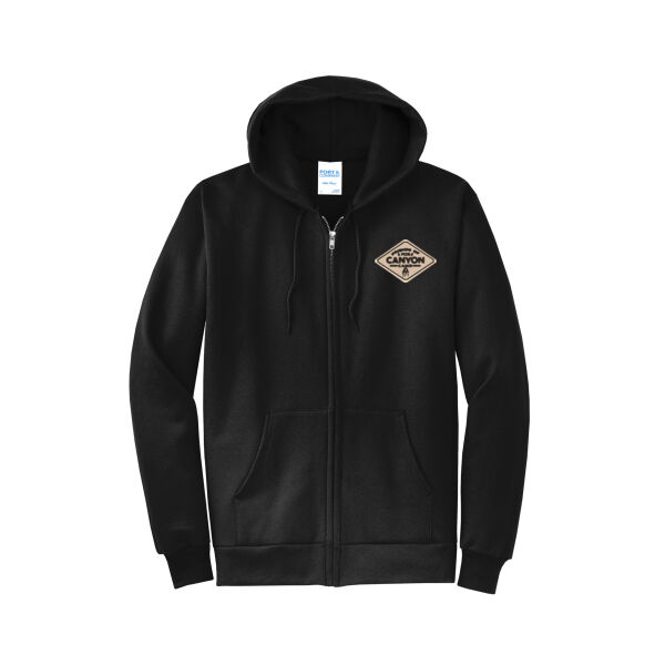 Friends of Canyon Camp Logo 1 - Core Fleece Full Zip Hooded Sweatshirt Thumbnail