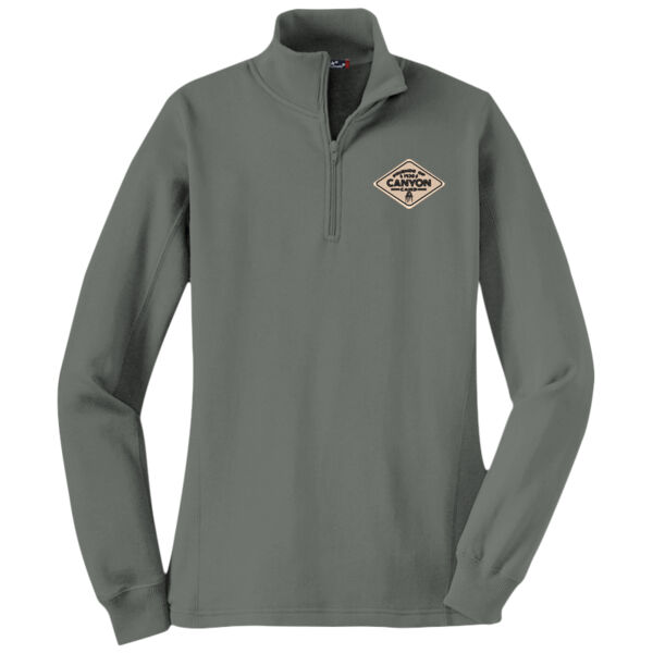 Friends of Canyon Camp Logo 1 - Women's 1/4 Zip Sweatshirt Thumbnail