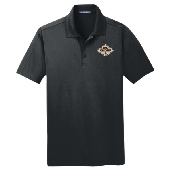 Friends of Canyon Camp Logo 1 - Diamond Jacquard Polo Thumbnail