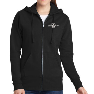 Friends of Canyon Camp Logo 2 - Women's Core Fleece Full Zip Hooded Sweatshirt Thumbnail