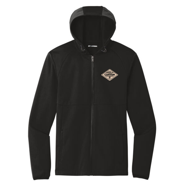 Friends of Canyon Camp Logo 1 - Hooded Soft Shell Jacket Thumbnail