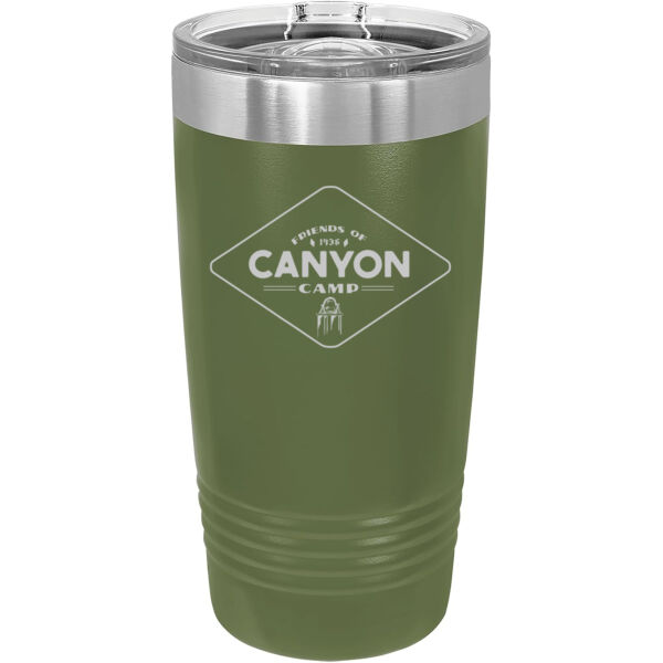 Friends of Canyon Camp Logo 1 - Premium Polar Camel Ringneck 20 oz. Tumbler Thumbnail