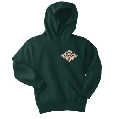 Friends of Canyon Camp Logo 1 - Youth Core Fleece Pullover Hooded Sweatshirt Thumbnail