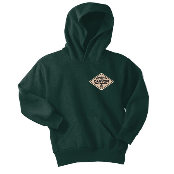 Friends of Canyon Camp Logo 1 - Youth Core Fleece Pullover Hooded Sweatshirt Thumbnail