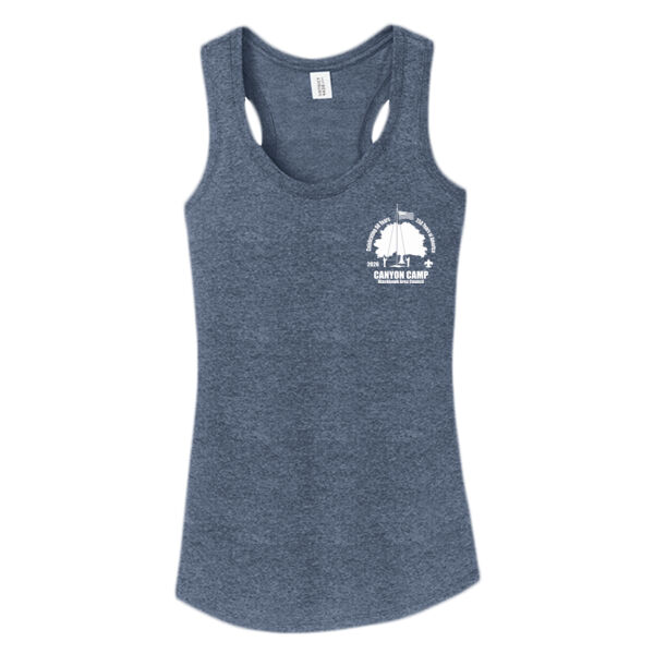 Friends of Canyon Camp Anniversary Logo - Women's Perfect Tri ® Racerback Tank Thumbnail