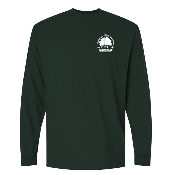 Friends of Canyon Camp Anniversary Logo - DryBlend® 50/50 Long Sleeve T-Shirt Thumbnail
