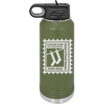 Friends of Canyon Camp Anniversary Logo - Premium Polar Camel 32oz Water Bottle Thumbnail
