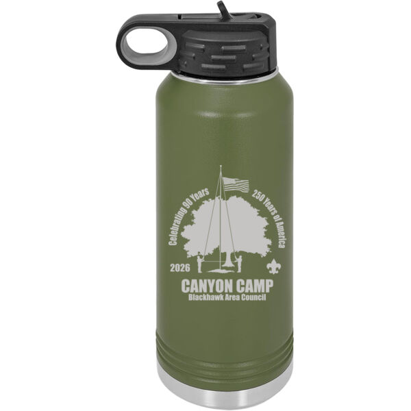 Friends of Canyon Camp Anniversary Logo - Premium Polar Camel 32oz Water Bottle Thumbnail