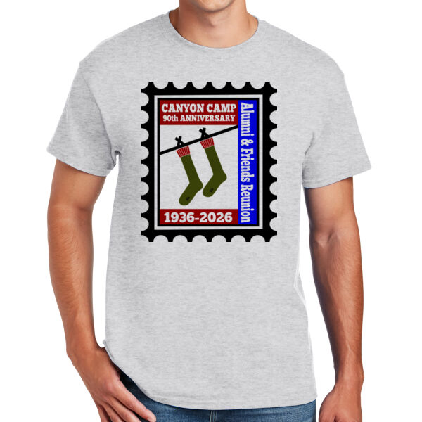 Friends of Canyon Camp Anniversary Logo - DryBlend ® 50 Cotton/50 Poly T Shirt Thumbnail